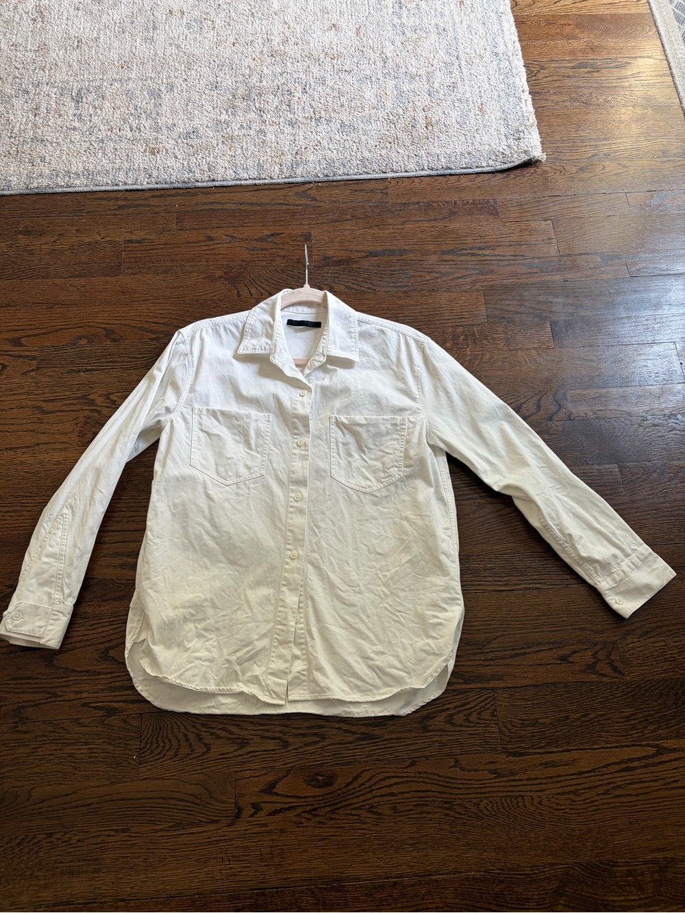 Jenni Kayne Safari White Button-Down Shirt